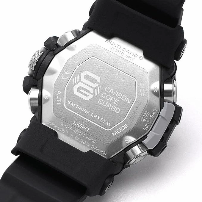 CASIO GWG-2000-1A1ER MUDMASTER Black Analog-Digital Quartz Men's Watch