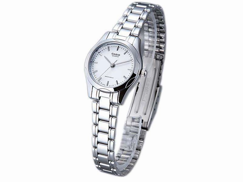 Casio LTP-1275D-7ADF Silver Stainless Steel Strap Watch for Women