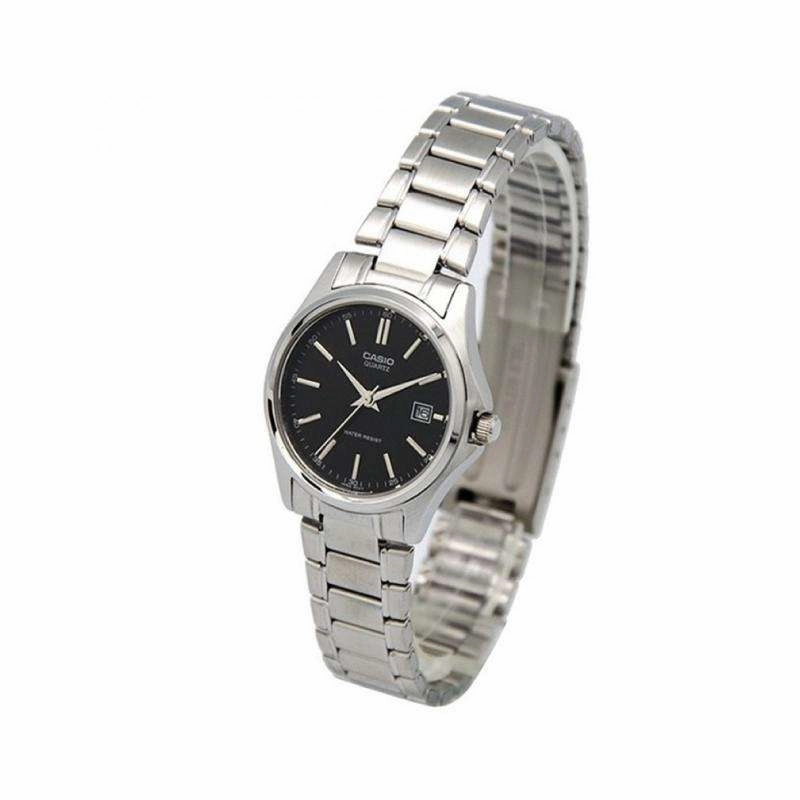 Casio LTP-V005D-1A Silver Stainless Steel Strap Watch for Women