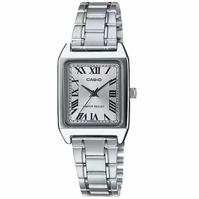 Casio LTP-V007D-7BUDF Ladies Silver Stainless Steel Watch