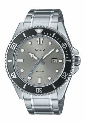 Casio MDV-107D-8A Analog Stainless Steel Strap Watch For Men