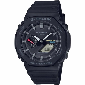 Casio Men's Analog Digital Watch - G-Shock 2100 Series Alarm Resin Strap | GAB2100-1A