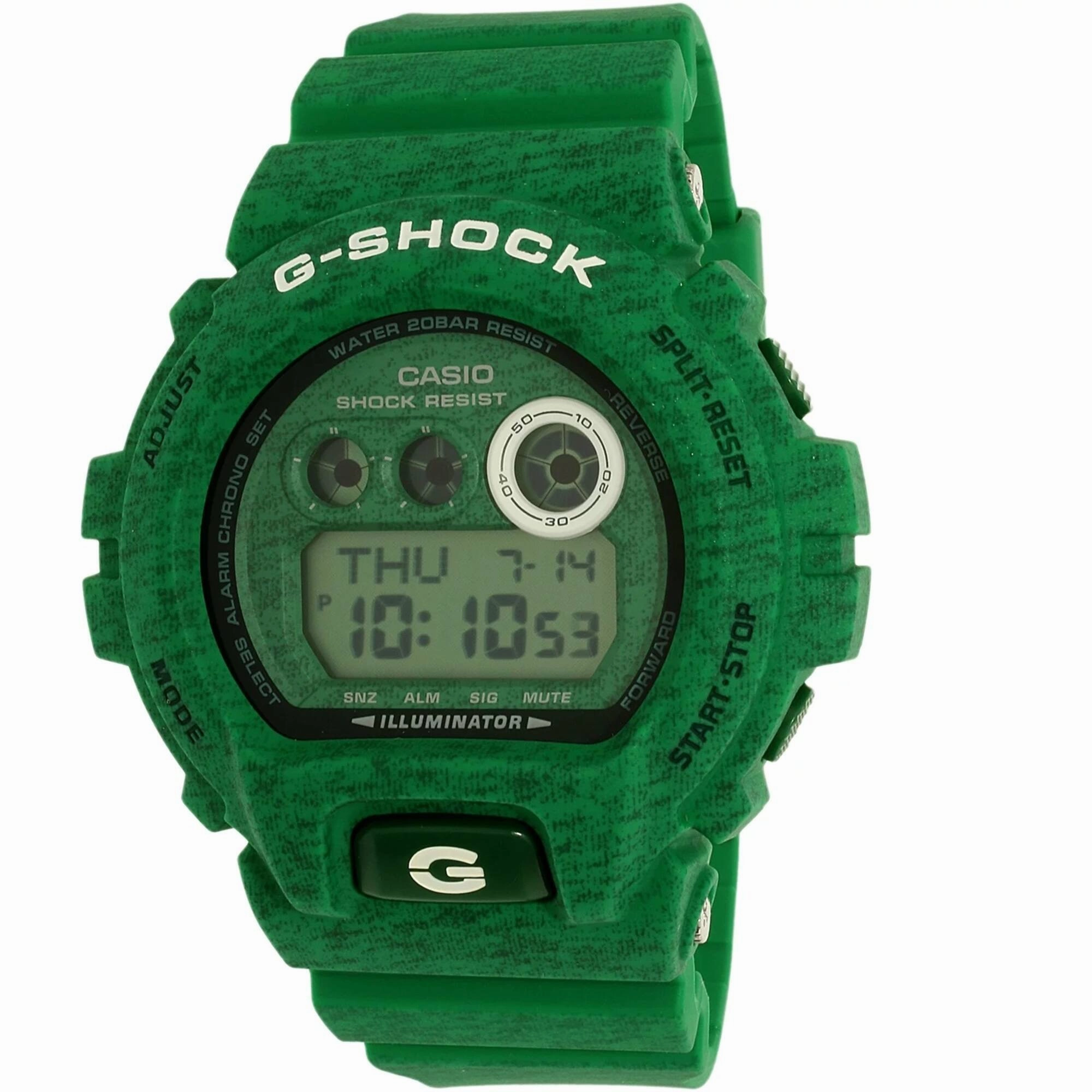 Casio Men's Watch - G-Shock World Time Digital Dial Green Resin Strap | GDX6900HT-3