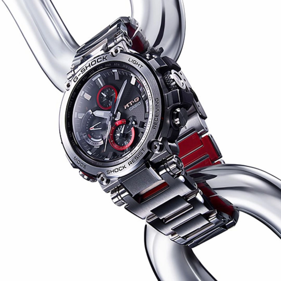Casio MTG-B1000D-1ADR Silver Analog Watch