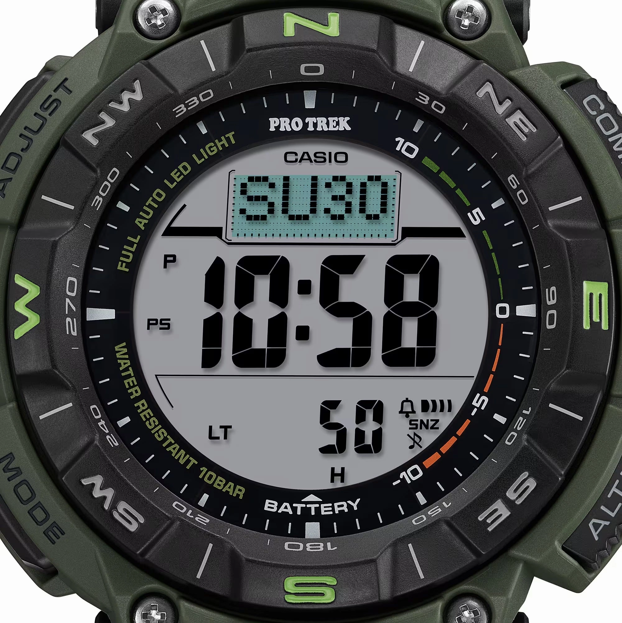 Casio Protrek CLIMBING CASTLON Triple Sensor Solar Mens Watch PRG340B-3