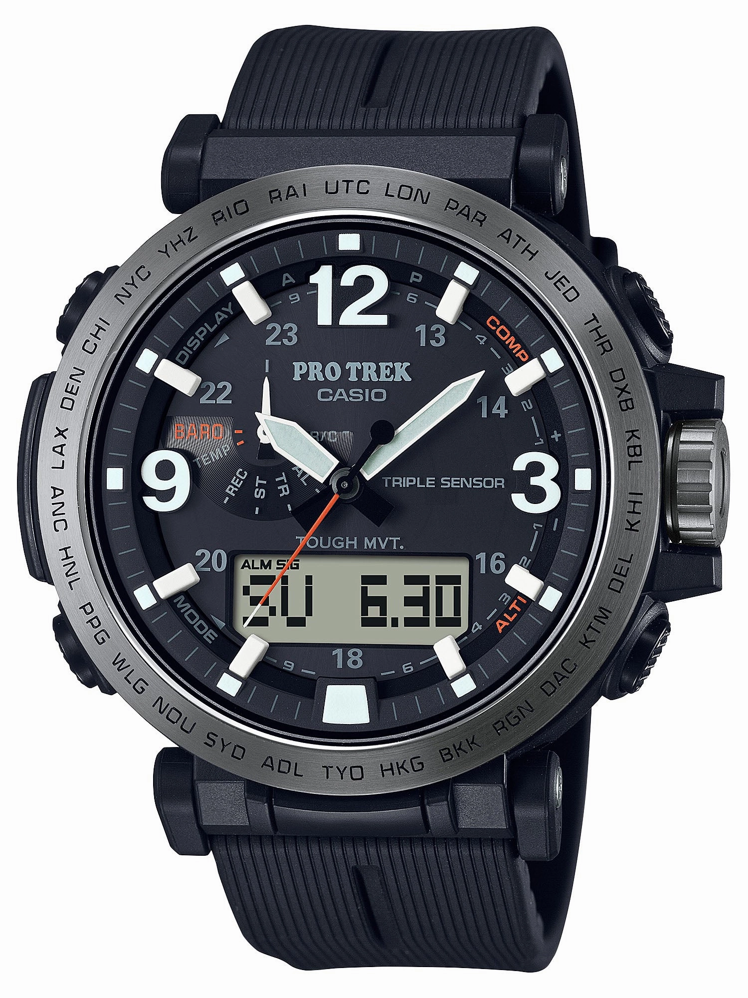 Casio PROTREK Eco-Friendly Biomass Plastics Triple Sensor Watch PRW6611Y-1