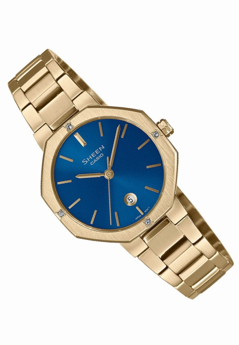 Casio Sheen SHE-4543G-2A Analog Stainless Steel Strap Watch For Women