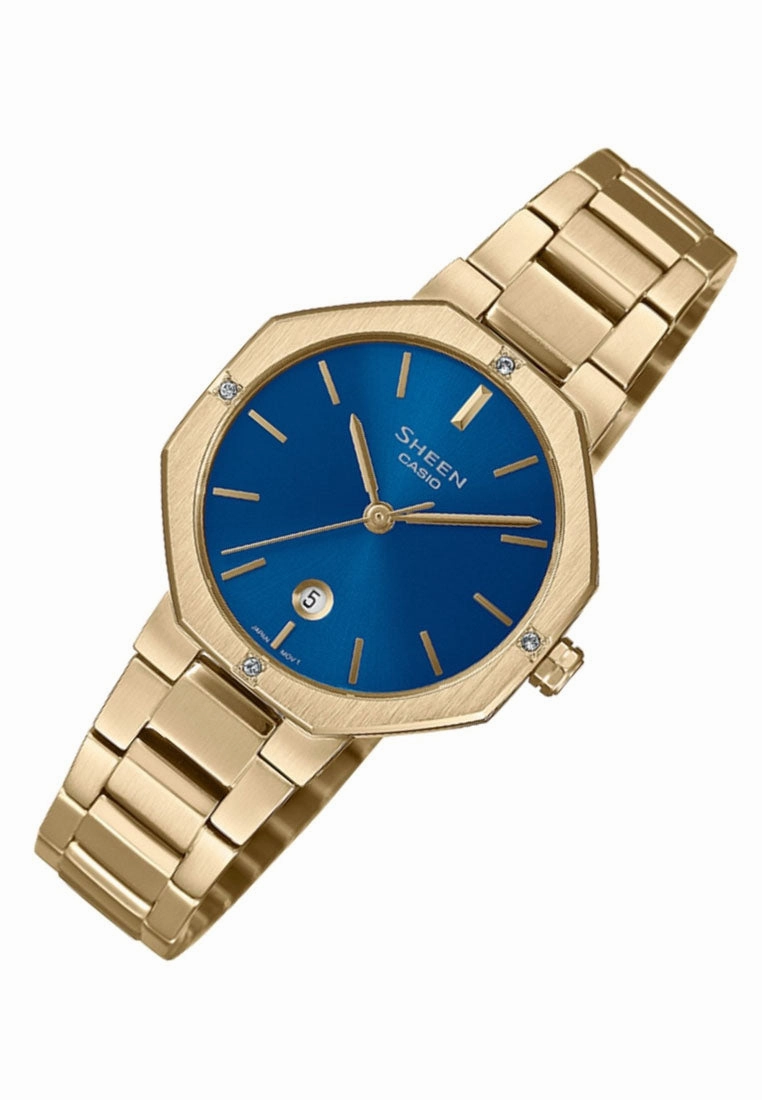 Casio Sheen SHE-4543G-2A Analog Stainless Steel Strap Watch For Women