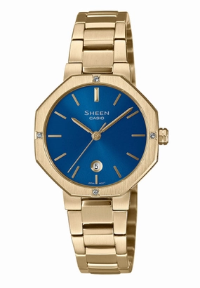 Casio Sheen SHE-4543G-2A Analog Stainless Steel Strap Watch For Women