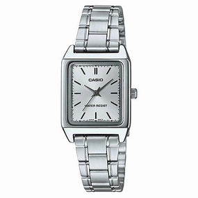 CASIO Stainless Steel Quartz Women's Silver Watch LTP-V007D-7EUDF