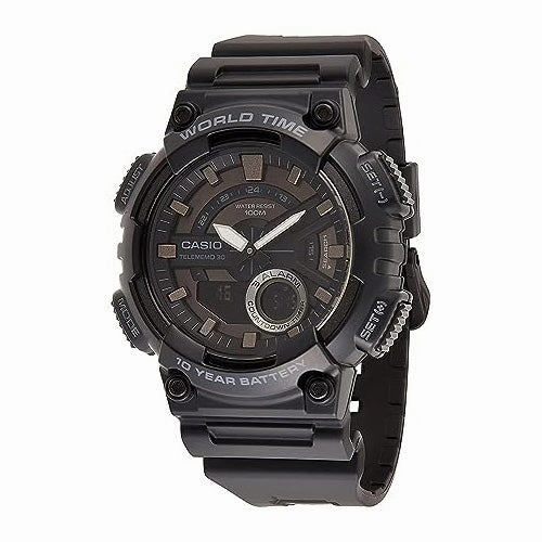 CASIO Standard Digital Quartz Men Black Watch AEQ-110W-1BVDF