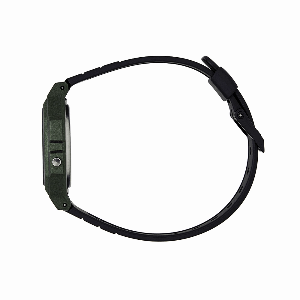 Casio Vintage Collection Digital Watch Green Case F-91WM-3AEF