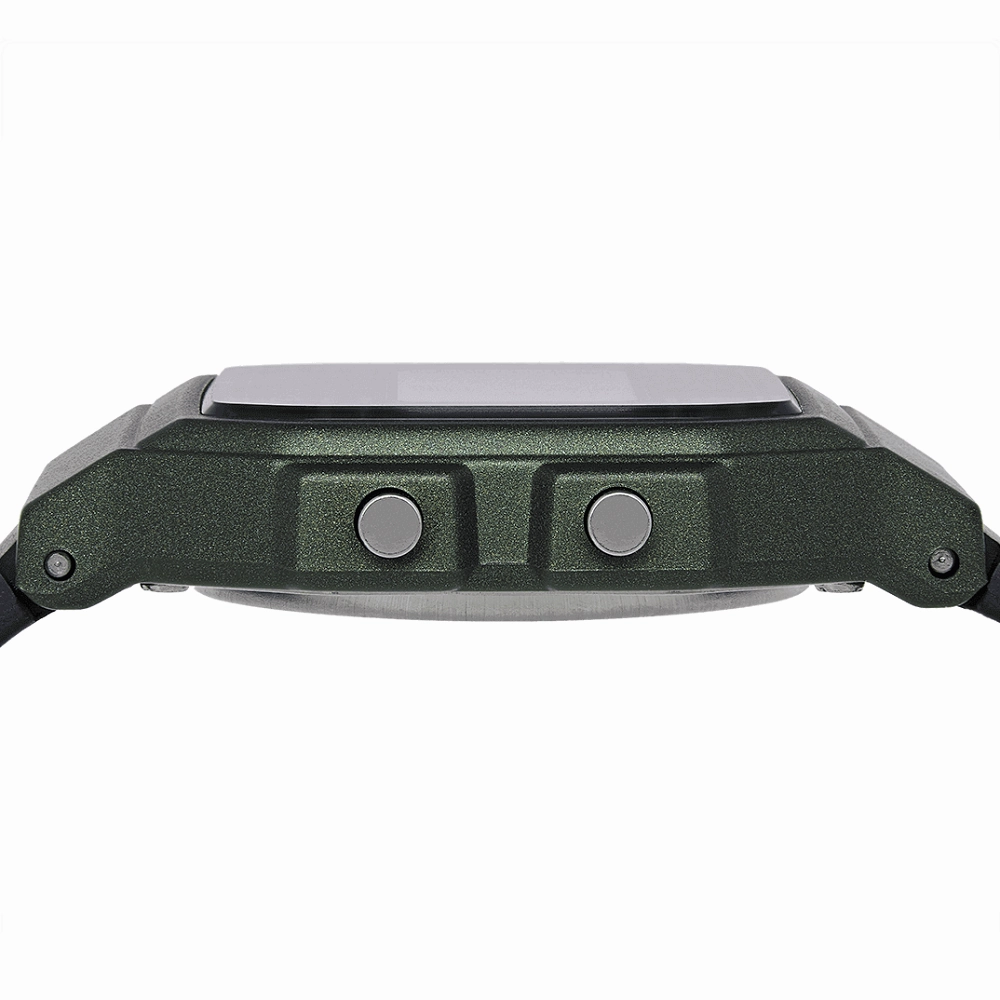 Casio Vintage Collection Digital Watch Green Case F-91WM-3AEF