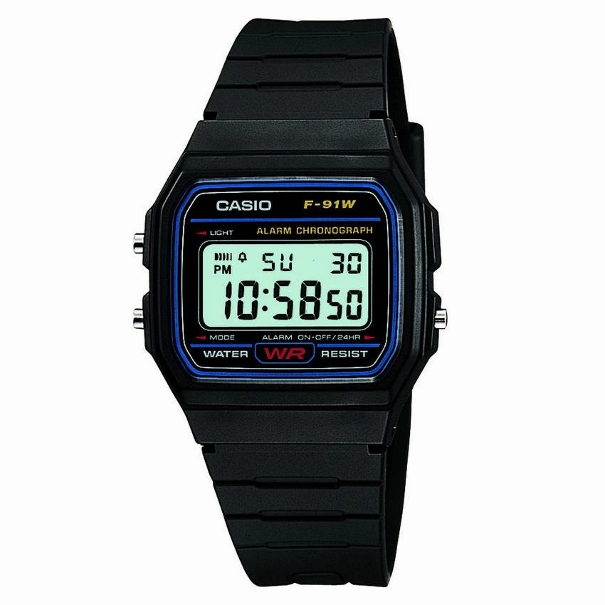 Casio Vintage Collection Retro Digital Watch W-91W-1YER