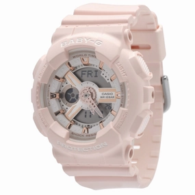 Casio Women's Analog-Digital Watch - Baby-G Pink Resin Strap | BA110RG-4A