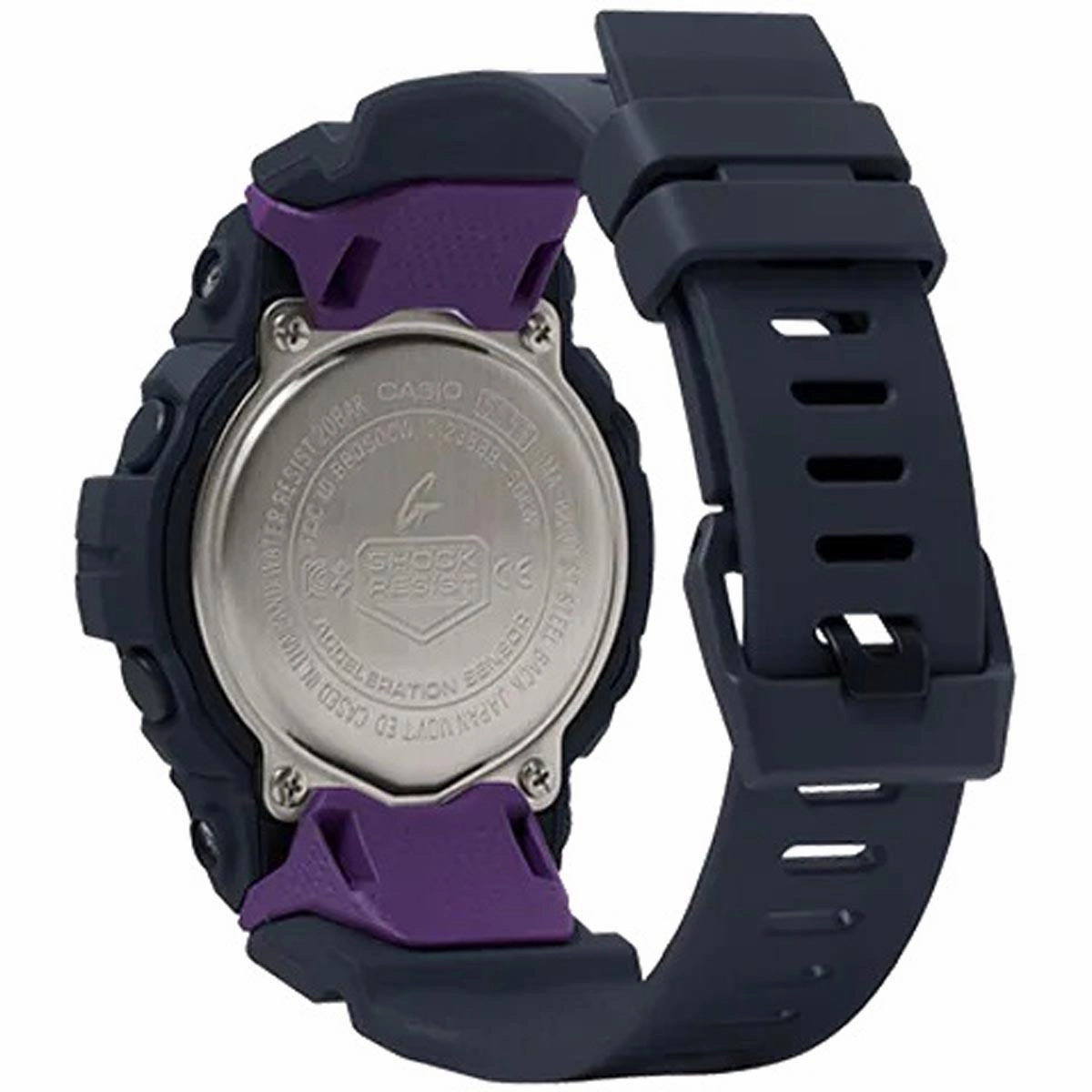 Casio Women's Bluetooth Watch - G-Shock Analog-Digital Dial Grey Strap | GMAB800-8A