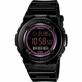 Casio Women's Watch - Baby-G Black Reverse Digital LCD Dial Resin Strap | BG-1300MB-1