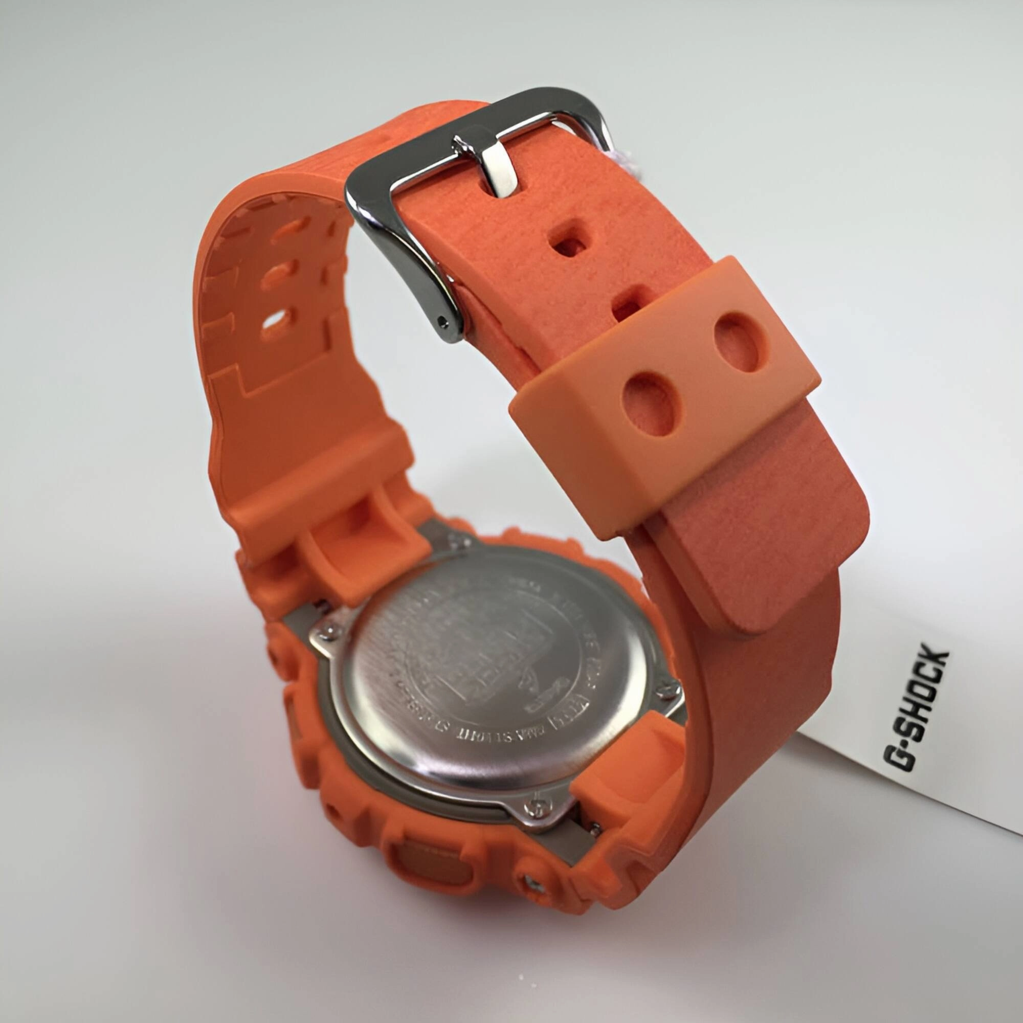 Casio Women's Watch - G-Shock Analog-Digital Dial Orange Resin Strap | GMAS110HT-4A