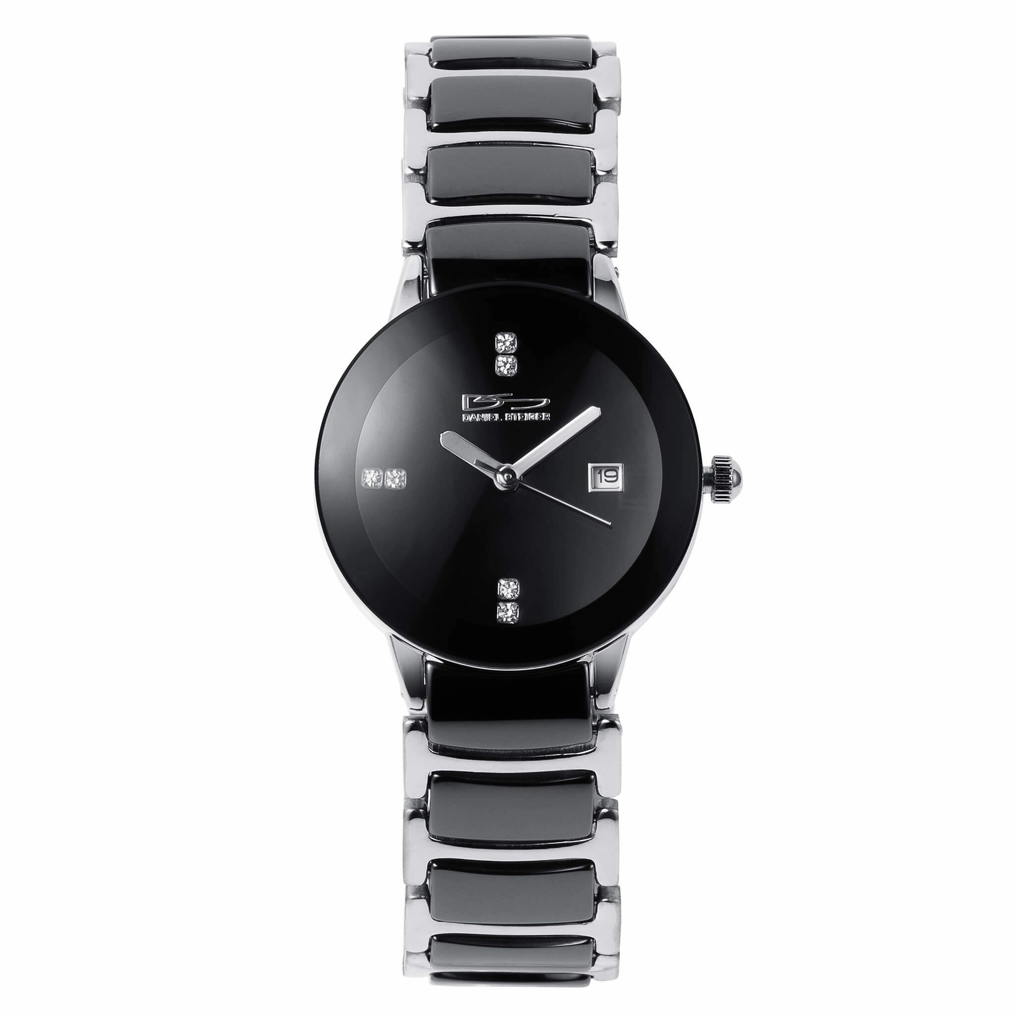 Ceramic Noir Steel Ladies Watch