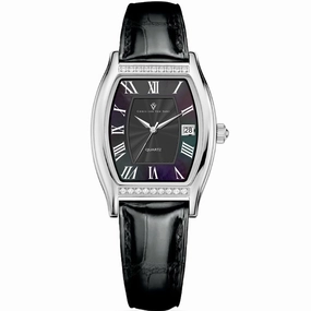 Christian Van Sant Women's Gemma Black Dial Watch