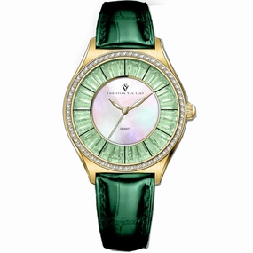 Christian Van Sant Women's Luna Mother of pearl Dial Watch