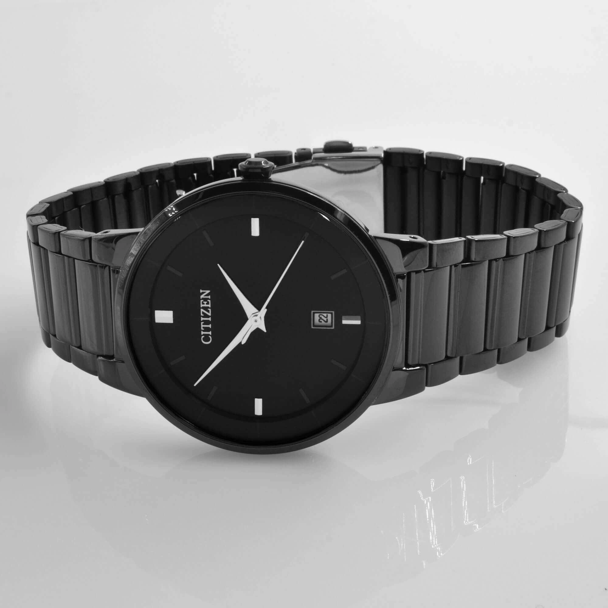 Citizen Men's Watch - Japanese Quartz Black Stainless Steel Bracelet | BI5017-50E