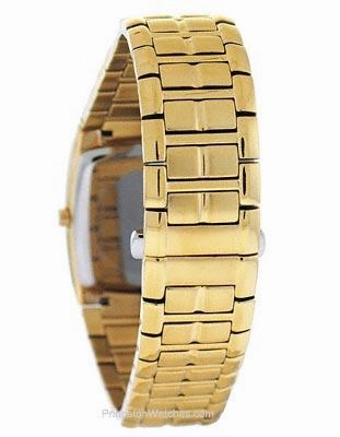 Citizen Mens Eco-Drive - Gold-Tone - Black Dial - Bracelet - Date