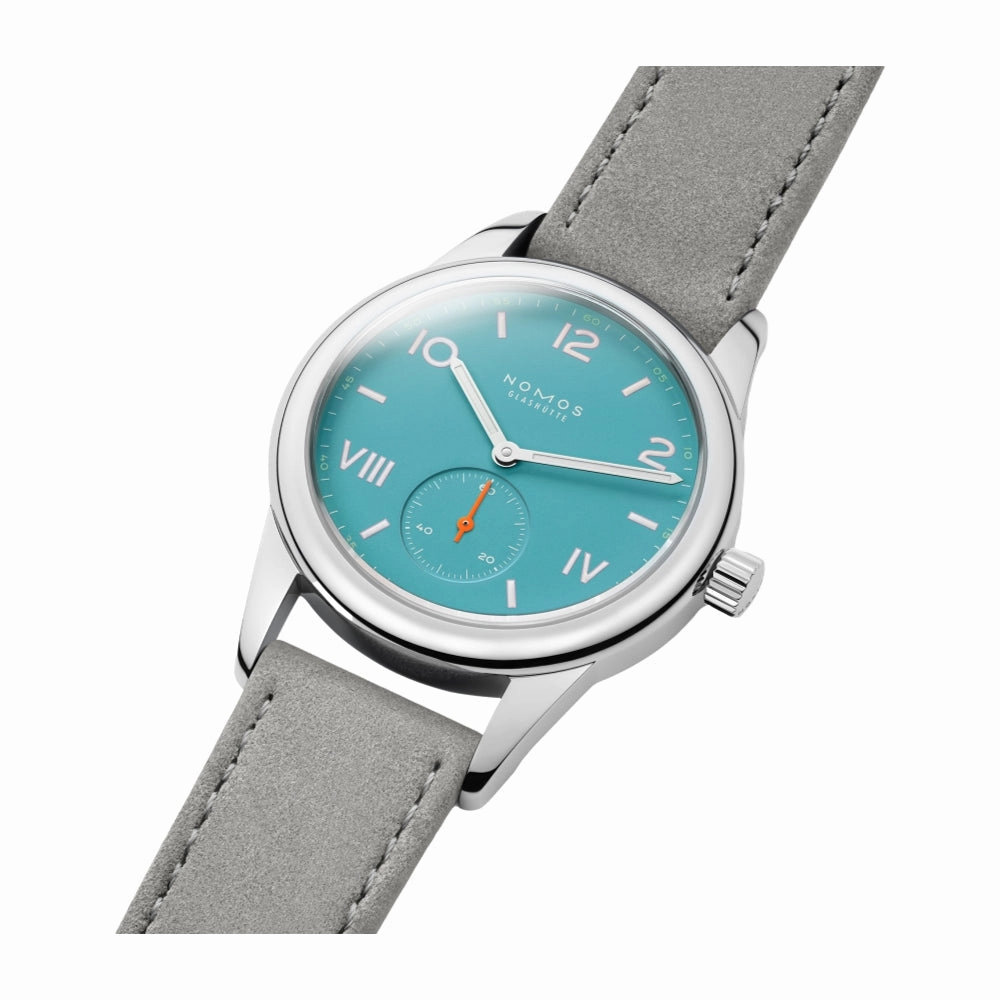 Club Campus 36mm - Endless Blue on Leather Strap