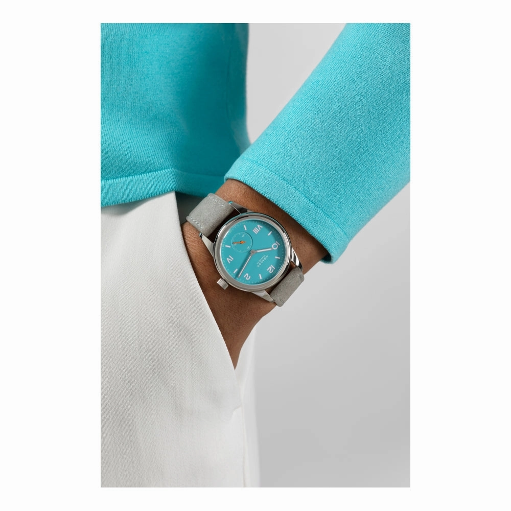 Club Campus 36mm - Endless Blue on Leather Strap