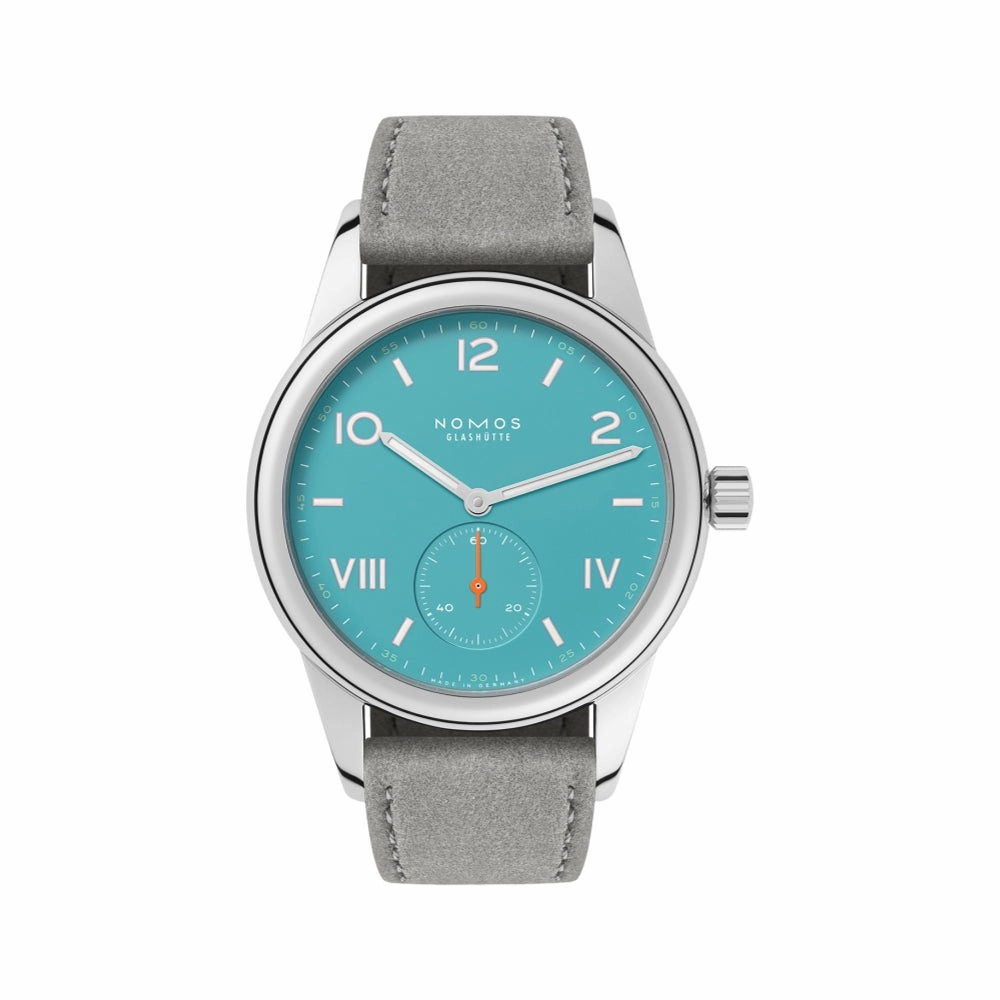 Club Campus 36mm - Endless Blue on Leather Strap