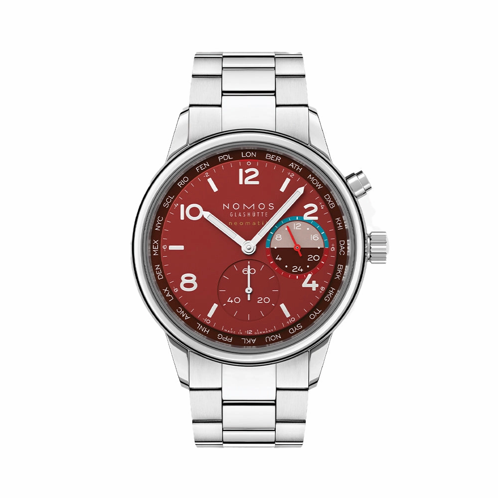 Club Sport Neomatik Worldtimer Limited Edition 40mm - Magma on Bracelet