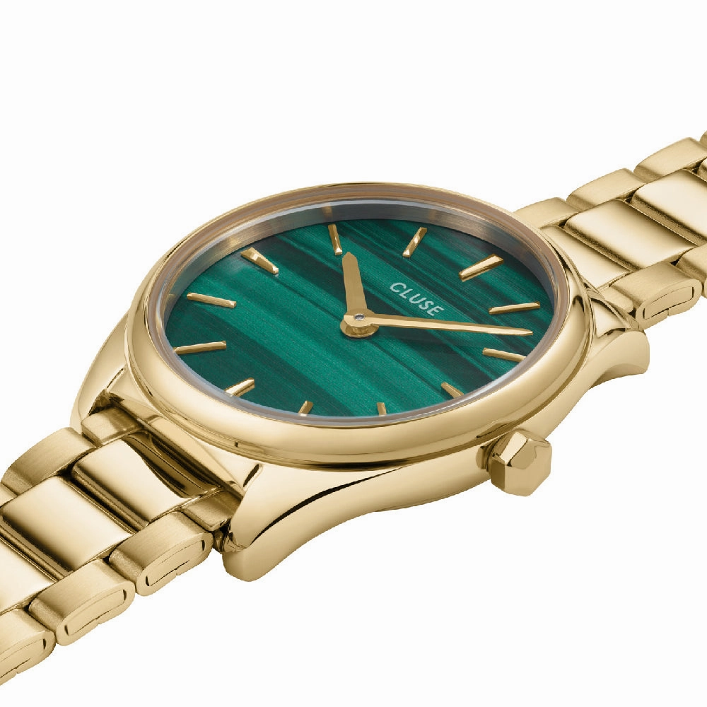 Cluse Feroce Green Dial Mini Watch CW11702
