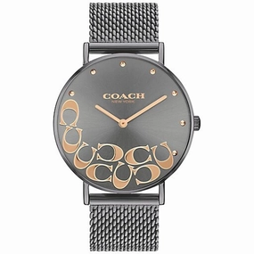 Coach Women's Watch - Perry Quartz Grey Dial Stainless Steel Bracelet | 14503825