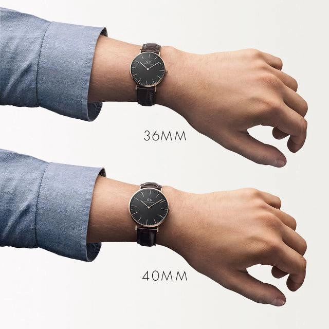 Daniel Wellington - Classic Black York 40mm oro rosato orologio uomo