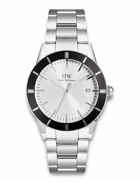 Daniel Wellington Black Bezel 40 S White