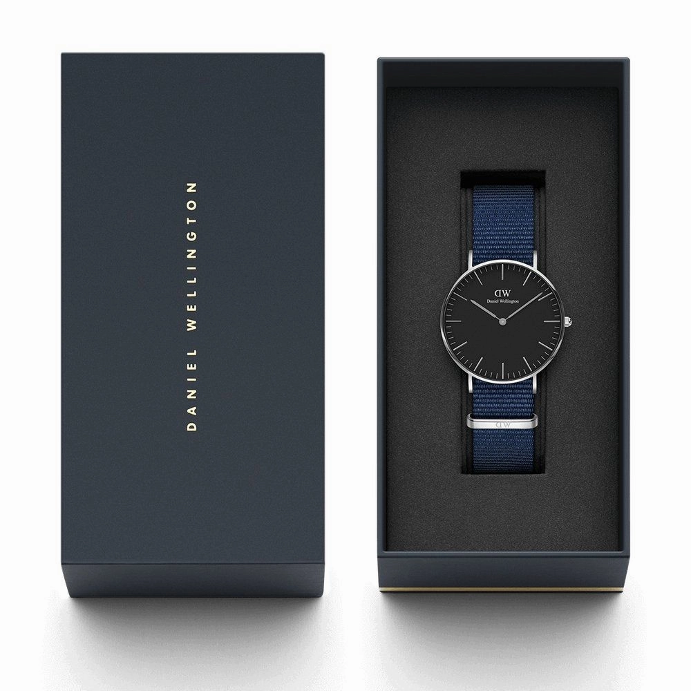Daniel Wellington Classic 36mm Bayswate Black Dial Watch DW00100282