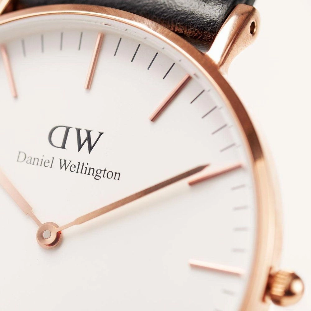 Daniel Wellington Classic 36mm Bayswate White Dial Watch DW00100279