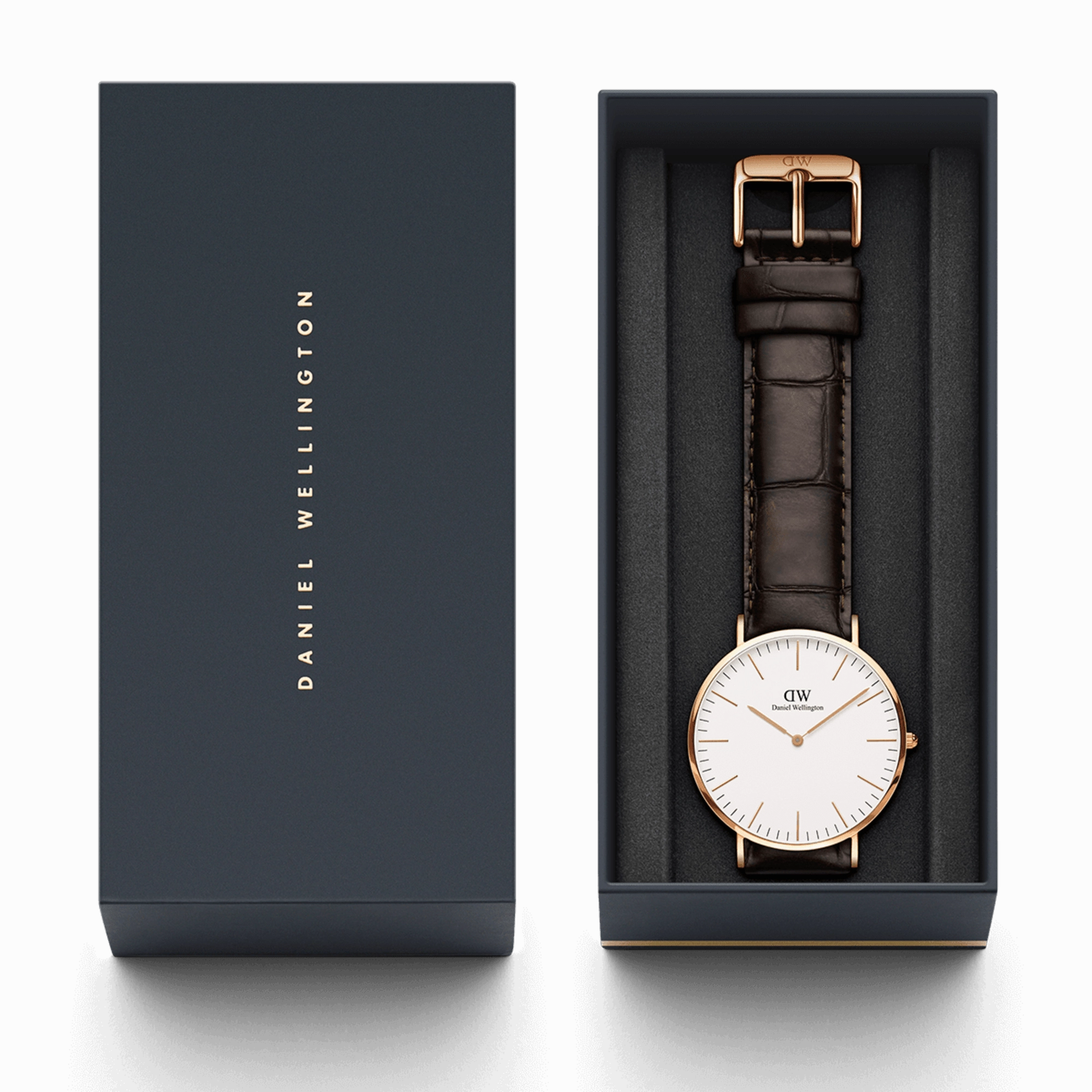 Daniel Wellington Classic 36mm York White Dial Watch DW00100038