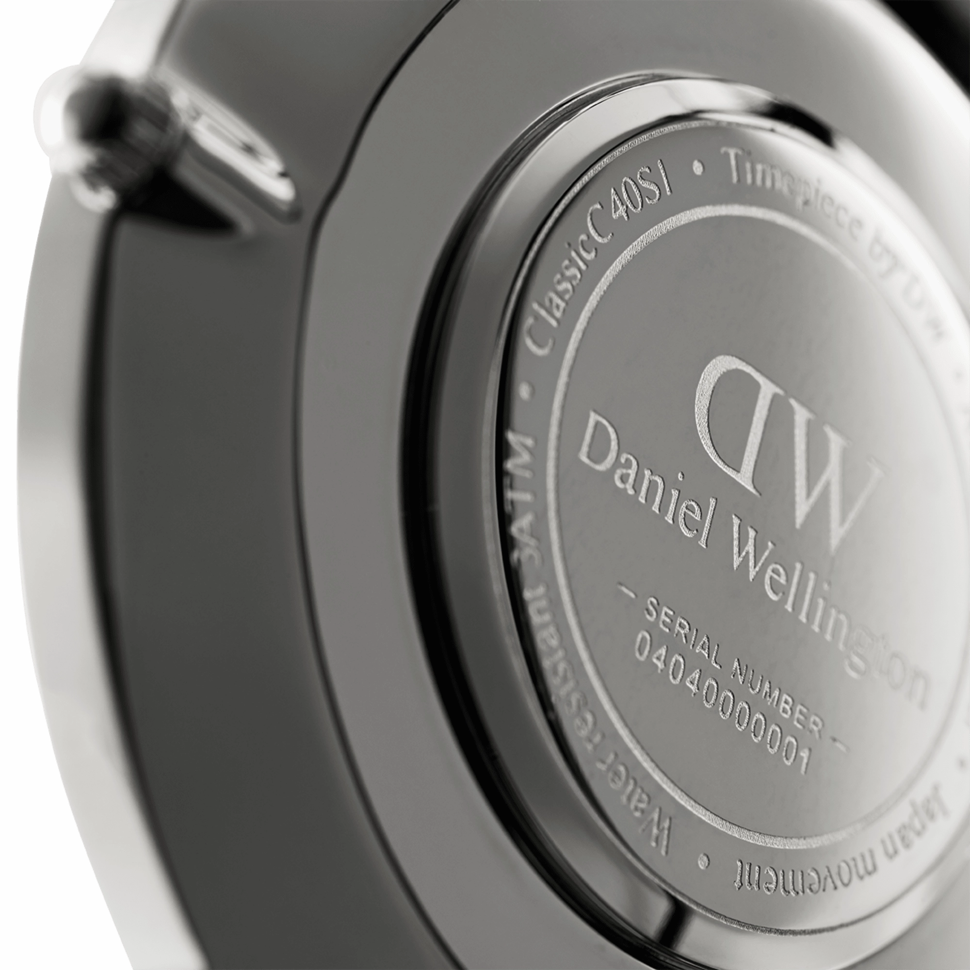 Daniel Wellington Classic 40mm Bayswate White Dial Watch DW00100276