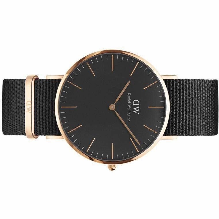 Daniel Wellington Classic Black RG Cornwall 40mm