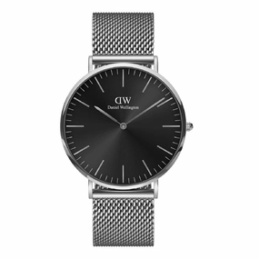 Daniel Wellington Classic Mesh Arctic Silver Watch 40mm