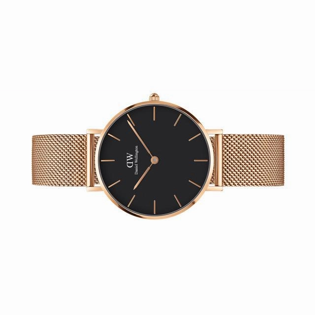 Daniel Wellington Classic Petite RG Melrose Black 32mm