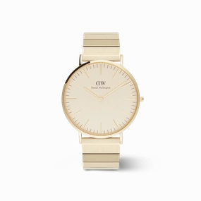 Daniel Wellington Classic Piano Link Gold Unitone Watch