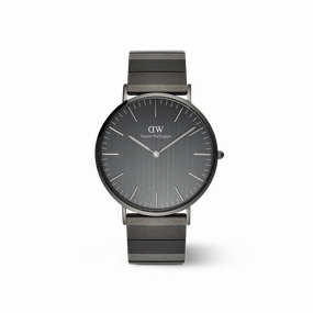 Daniel Wellington Classic Piano Link Graphite Unitone Watch