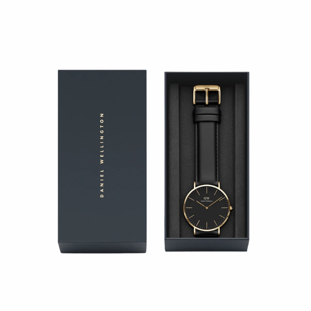 Daniel Wellington Classic Sheffield Black Leather Watch DW00100544