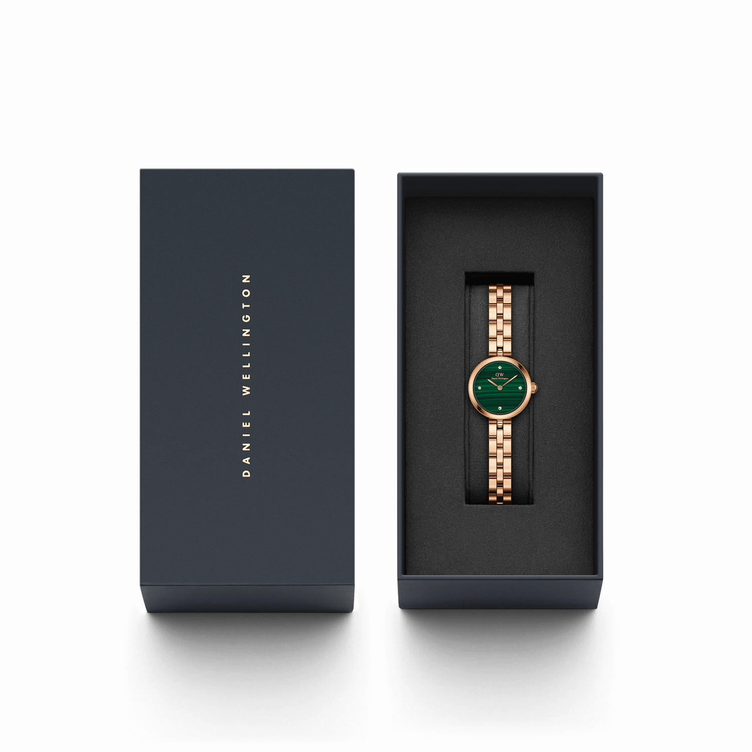 Daniel Wellington Elan Lumine Malachite Rose Gold Watch DW00100721