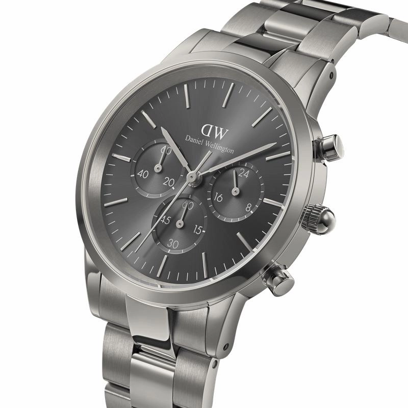 Daniel Wellington Iconic Chronograph Graphite Watch 42mm