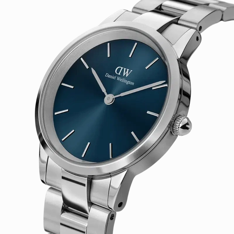 Daniel Wellington Iconic Link Arctic Silver Watch 40mm