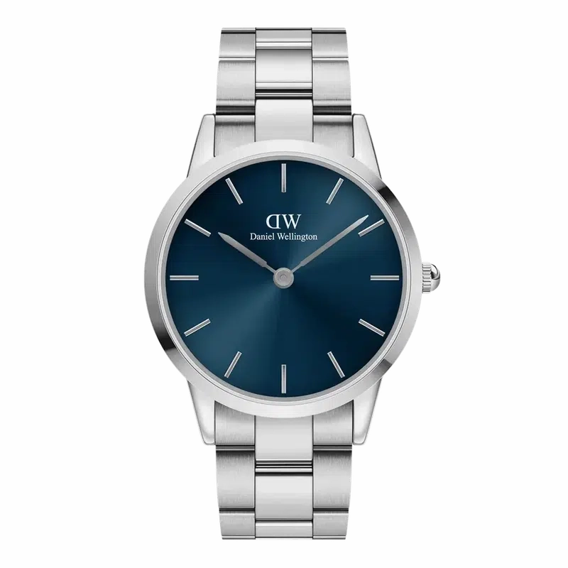 Daniel Wellington Iconic Link Arctic Silver Watch 40mm