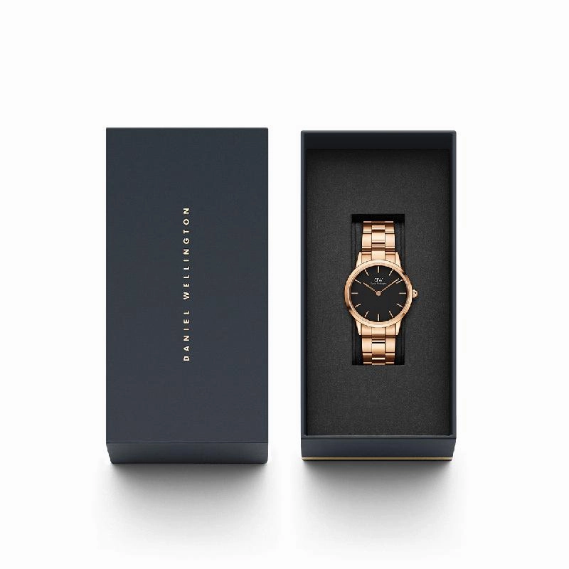 Daniel Wellington Iconic Link Rose Gold Watch 32mm